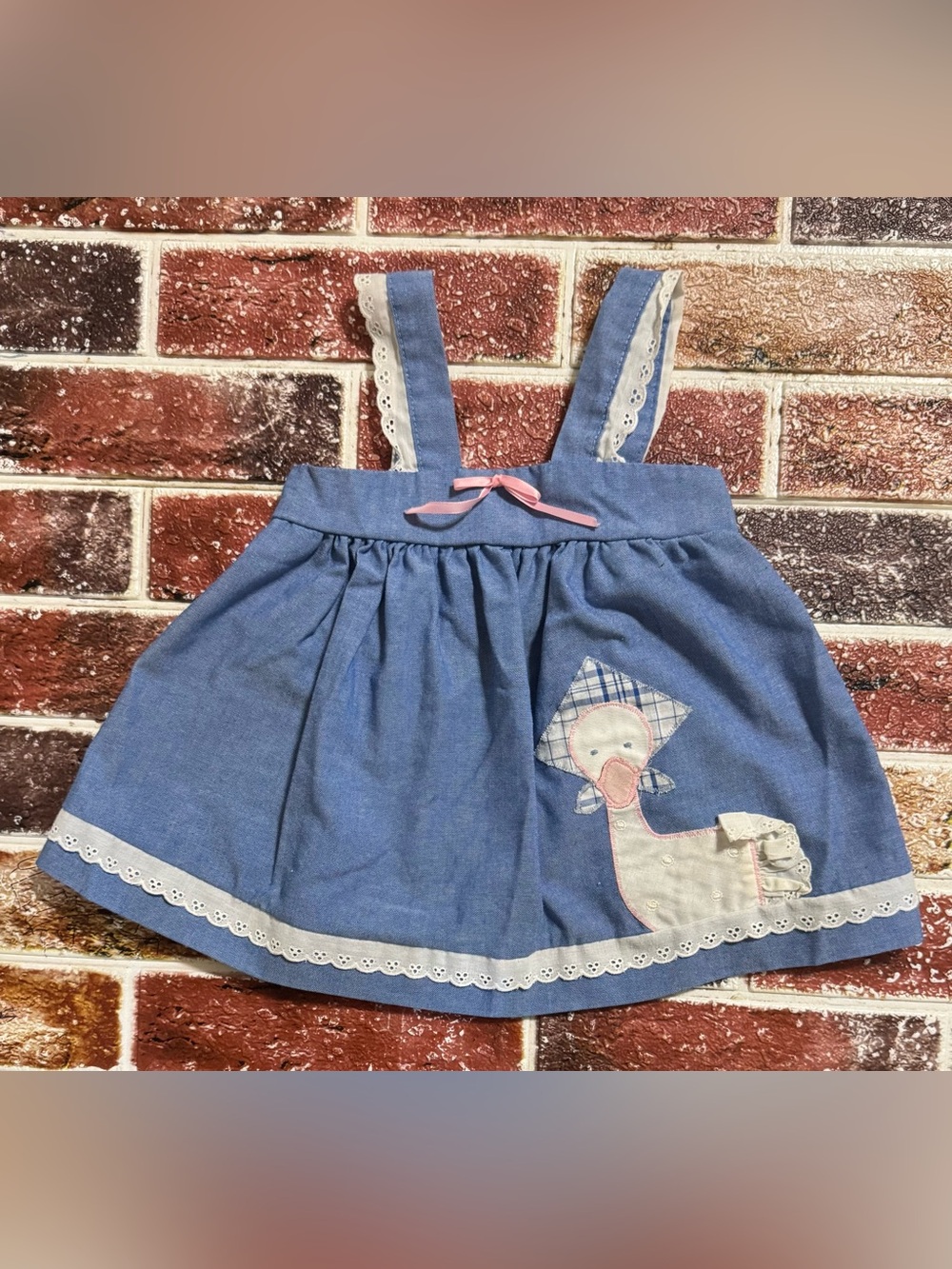 Vintage Pete’s Jeans by Goodlad goose top /
Dress 18m 16” sth baby girl